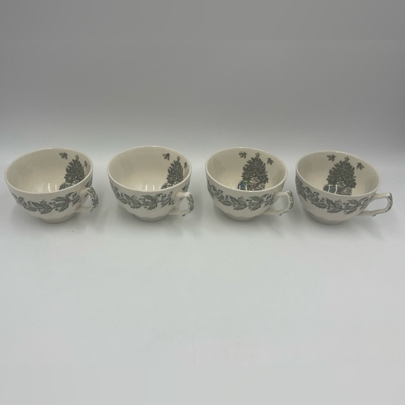 JOHNSON BROTHERS “Merry Christmas”   Set of 4 Coffee/Tea Cups - Made in England - Picture 7 of 16